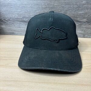 Costa Hat Cap Snap Back Black Adjustable Fish Fishing Outdoors